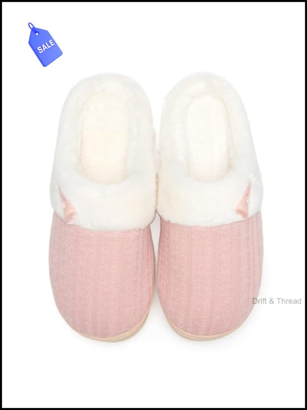 Fuzzy Plush House Slippers Memory Foam Slip On Indoor Outdoor